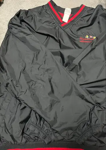 블랙 나일론 자켓 L