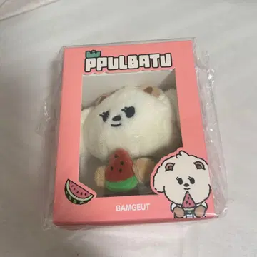 PPULBATU BAMGEUT 봉제 인형 키링 수박 바무굿