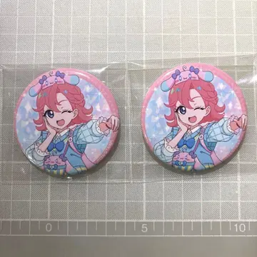 비밀의 아이프리 아이프리 아이프리 월드 오토메 캔뱃지 2점