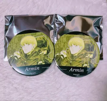 새상품 진격의 거인 알민 Final season 캔뱃지 2개 세트
