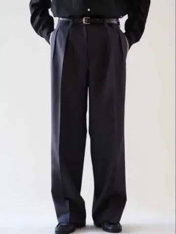 25AW MAATEE&SONS Forever Slacks 괴이한 NAVY