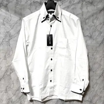 ALPHA TIME 긴팔 셔츠 캐주얼 포멀