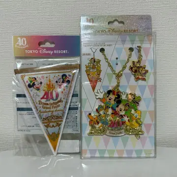 [ 미사용 새상품 ] 도쿄 디즈니 리조트 40주년 백참 가랜드