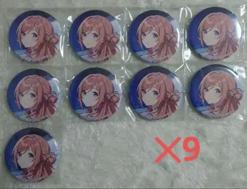학원 아이돌 마스터 The 1st Period 히메사키 리나 캔뱃지 9개