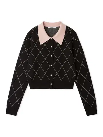 snidel USAGI ONLINE 한정판 아가일 체크 가디건