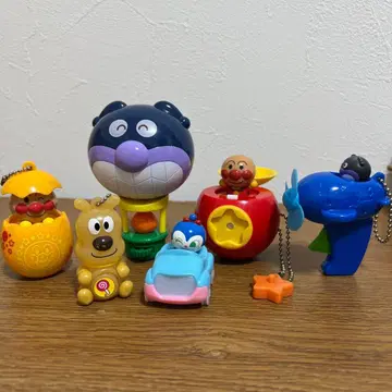 호빵맨 캐릭터 완구 6개 세트 캡슐 토이