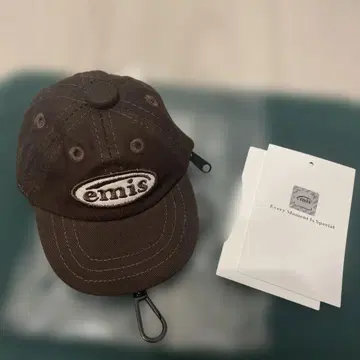 emis 공 캡 타입 파우치 키링 새상품