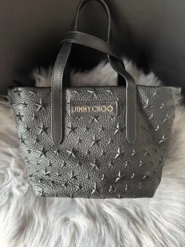[코인 퍼스 부착] JIMMY CHOO 지미추 미니 사라 엠보싱 스타