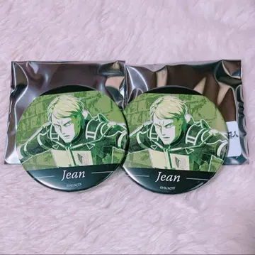 새상품 진격의 거인 장 Final season 캔뱃지 2개 세트