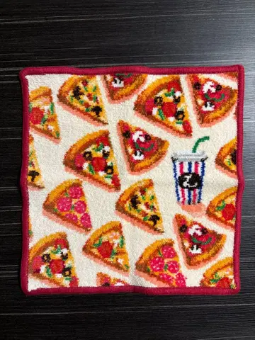 FEILER LOVERARY 페이러 라브라리 피자 타월 손수건