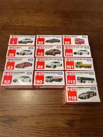 토미카 묶음 판매 13대