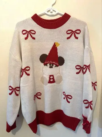 릴루리루 니트 스웨터 2025 디즈니 크리스마스