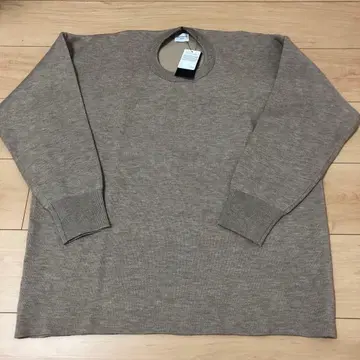 어반 리서치 M 사이즈 니트 스웨터 브라운 무지 심플