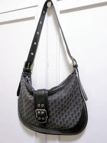 JEANASIS 지나시스 자카드 모노그램 원숄더 Y2K