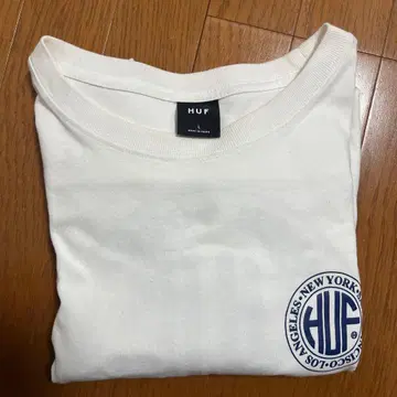 HUF 화이트 롱T셔츠