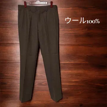 울 100% 원턱 슬랙스 팬츠 좋은 색상