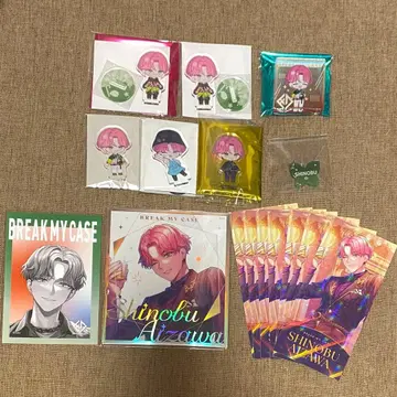 [블레이크 마이 케이스] 블마 아이자와 시노부 아크릴 스탠드 색지 책갈피