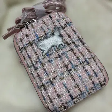 새상품 폴앤조 액세서리와 스마트폰 숄더 사코슈 트위드 고양이