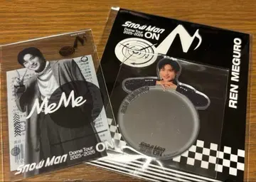 SnowMan 메구로 렌 클리어 스티커 거울 스티커