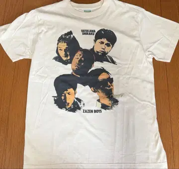 ZAZEN BOYS 자젠보이즈 x 타치카와 시라쿠 T셔츠 3색 세트