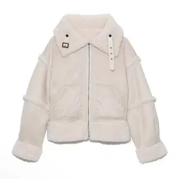 SNIDEL 리버서블 보아 봄버 자켓