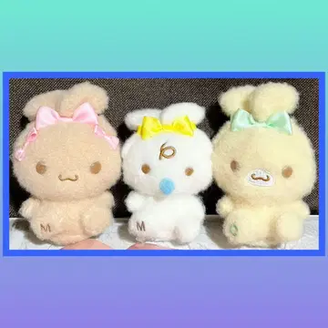 [최저가] 시나모롤 밀키 보아 귀 묶음 마스코트 3세트