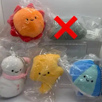 닛코리노 날씨 봉제 인형 맑음 비 천둥 눈