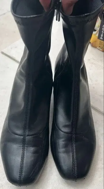 LOWRYS FARM 중간 힐 부츠 블랙 L(24~24.5cm) 사이즈