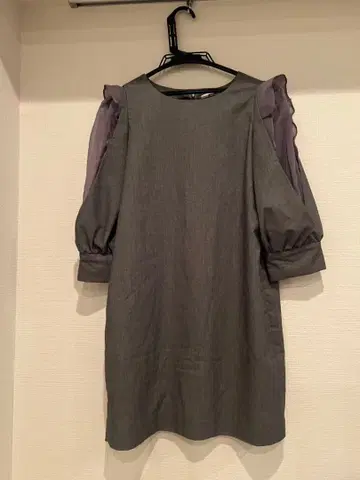 스나이델 SNIDEL 원피스 0 퍼프 슬리브 미니 원피스