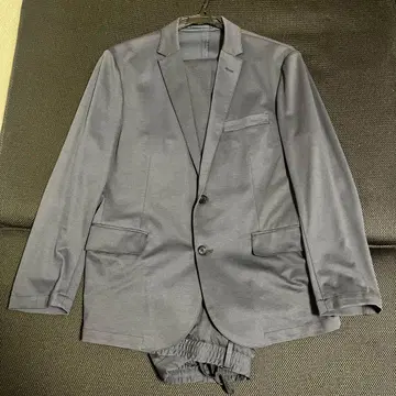 IKKA LOUNGE 네이비 컬러 캐주얼 수트 세트