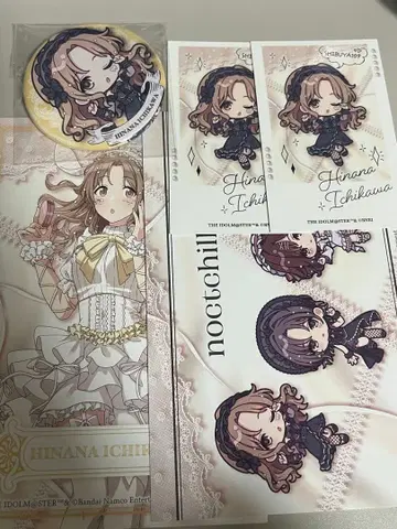 샤니마스 시부야 109 이치카와 히나 캔뱃지 특전 포토 카드