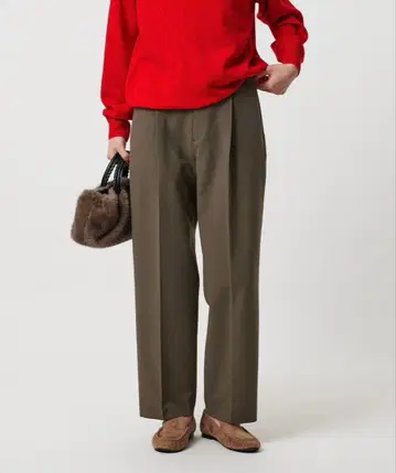 BEAUTY&YOUTH UNITED ARROWS 턱 테이퍼드 팬츠