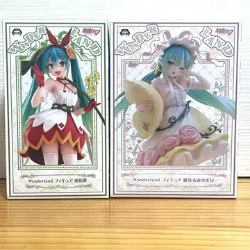 [ 미개봉품 익명 배송 ] 하츠네 미쿠 피규어 2종 세트