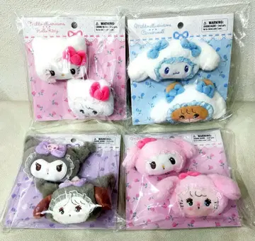 mikko 미 산리오 헤어 클립 마이멜로디 쿠로미 시나몬 키티