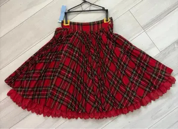 MILK 밀크 스커트 플리츠 울 타탄 체크