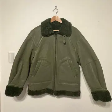 새상품급 SLY 인조 가죽 무스탕 자켓