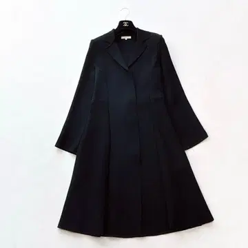 [ EPOCA ] 플레어 니트 코트 A라인 포멀 오케이션 블랙 40