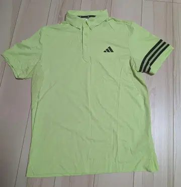adidas 라임 그린 피케 셔츠