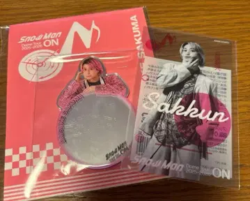 SnowMan 사쿠마 다이스케 클리어 스티커, 미러 스티커