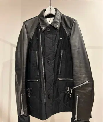Millo sacai 퀼팅 라이더 자켓 블랙 사이즈 2