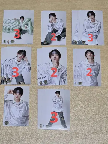 아카시 리쿠 바이브 미니 브로마이드 화이트 의상 19점