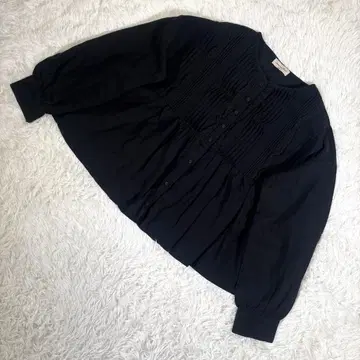 사만사 모스모스 [ F ] 핀턱 긴팔 블라우스 블랙