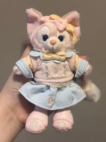 상하이 디즈니 한정판 봄 한정판 리나벨 봉제 인형 키링 참