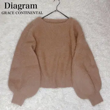 Diagram GRACE CONTINENTAL 베이지 니트 알파카