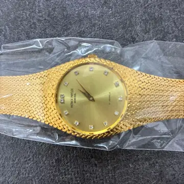 골드 메쉬밴드 손목시계 (쿼츠)