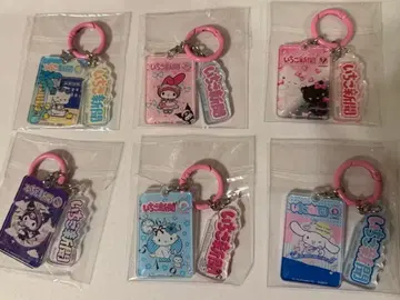 산리오 아크릴 참 2000-2020s 6개 세트