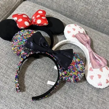 디즈니 미니 머리띠 3개 세트