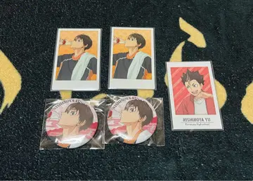 하이큐 극락탕 캔뱃지 폴라쇼 니시노야 유우