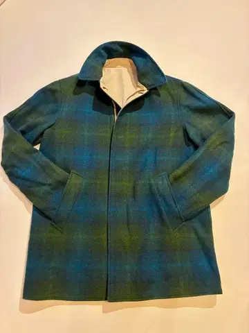 [ 최상급 ] 펜들턴 옴브레 체크 리버서블 울 자켓 L