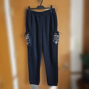 할인 종료 A TWO J 속기모 자수 포켓 조거 팬츠